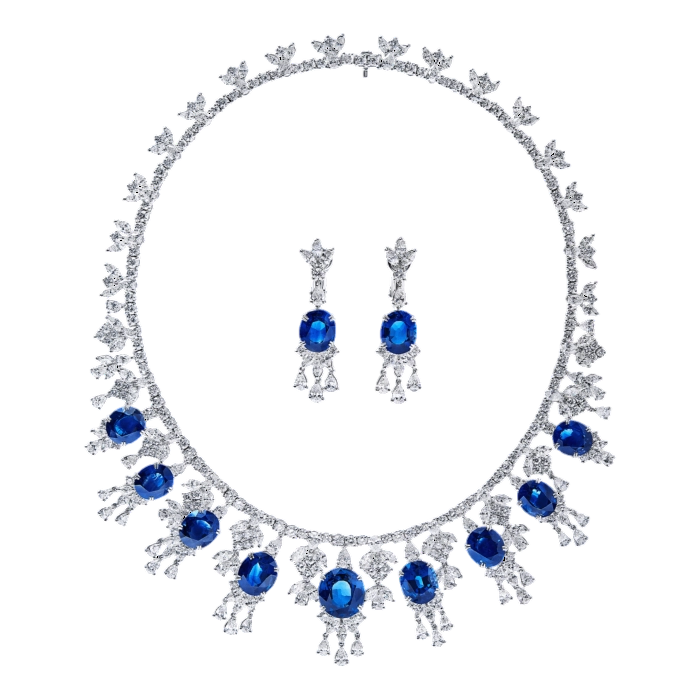 Kallista High Jewellery Diamond and Sapphire Set